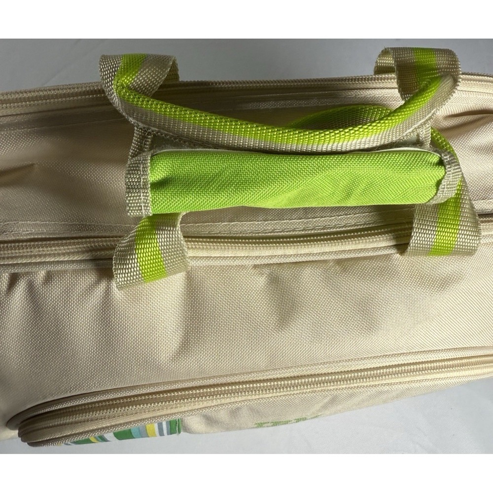 Picnic Bag Pack 4 Person‎ IBM company Hamper Cooler Mugs Plates Cutlery Travel - Picture 6 of 16